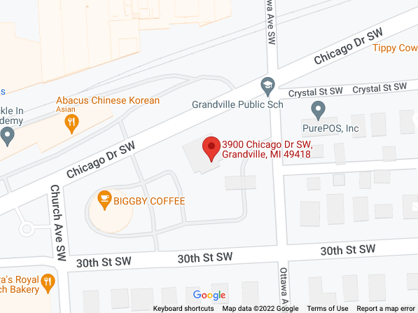 Map of 3900 Chicago Drive